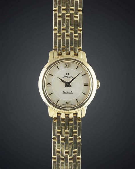 omega gold filled watch|omega solid gold ladies watch.